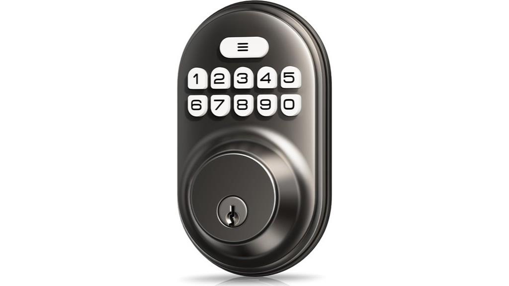 electronic keypad deadbolt lock