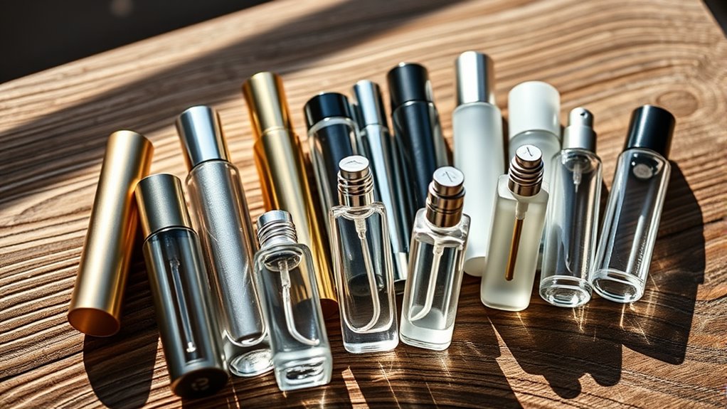 elegant eco friendly perfume containers