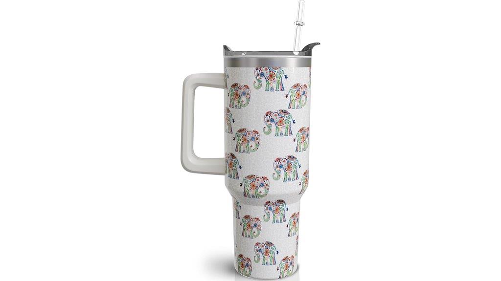 elephant tumbler with handle