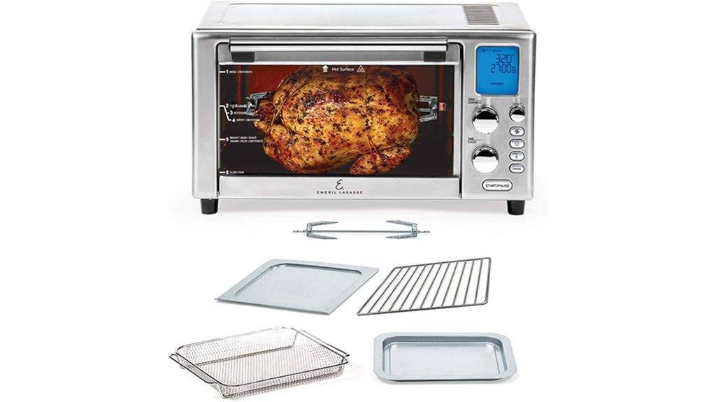 emeril stainless steel air fryer