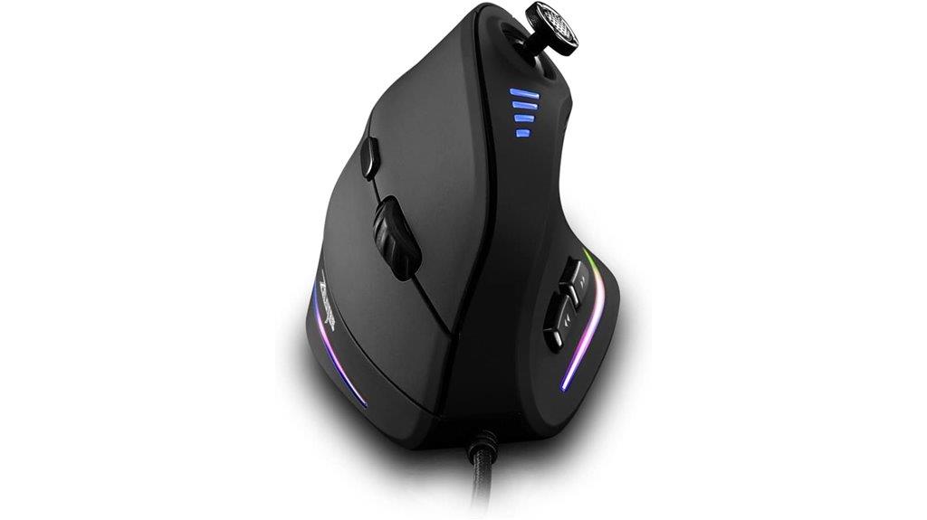 ergonomic gaming mouse features