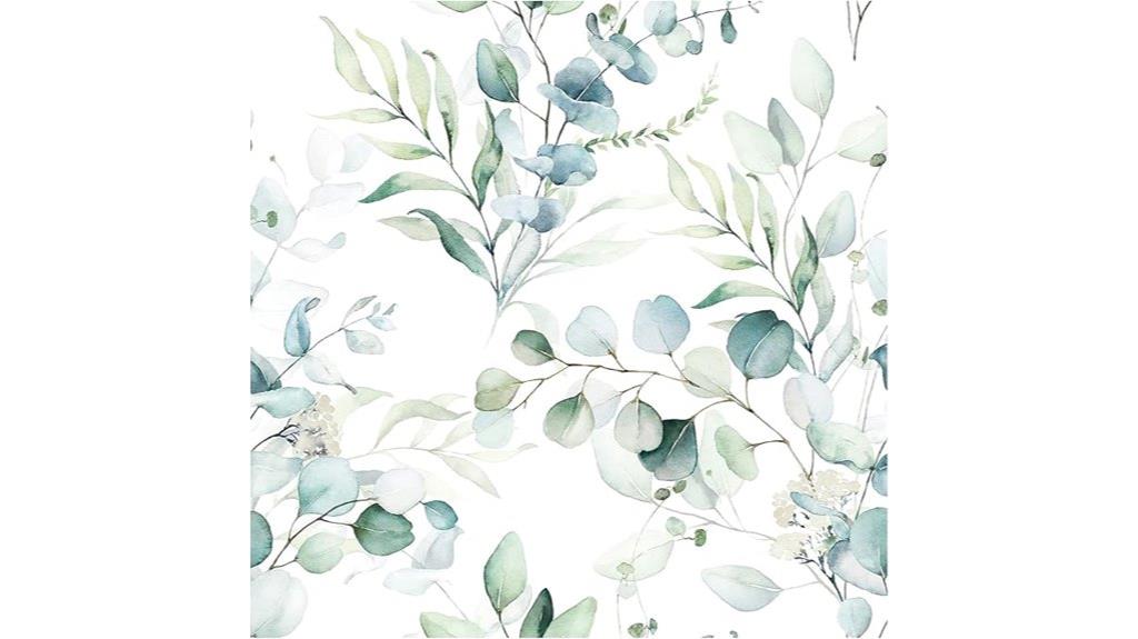 eucalyptus leaf floral wallpaper