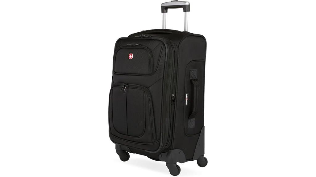 expandable 21 inch rolling luggage
