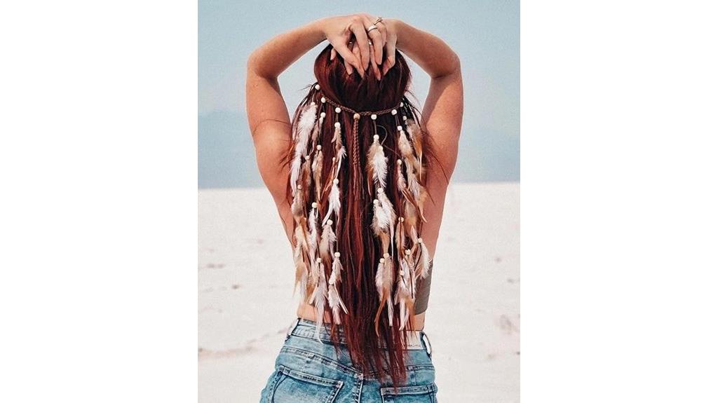 feather tassel hairband