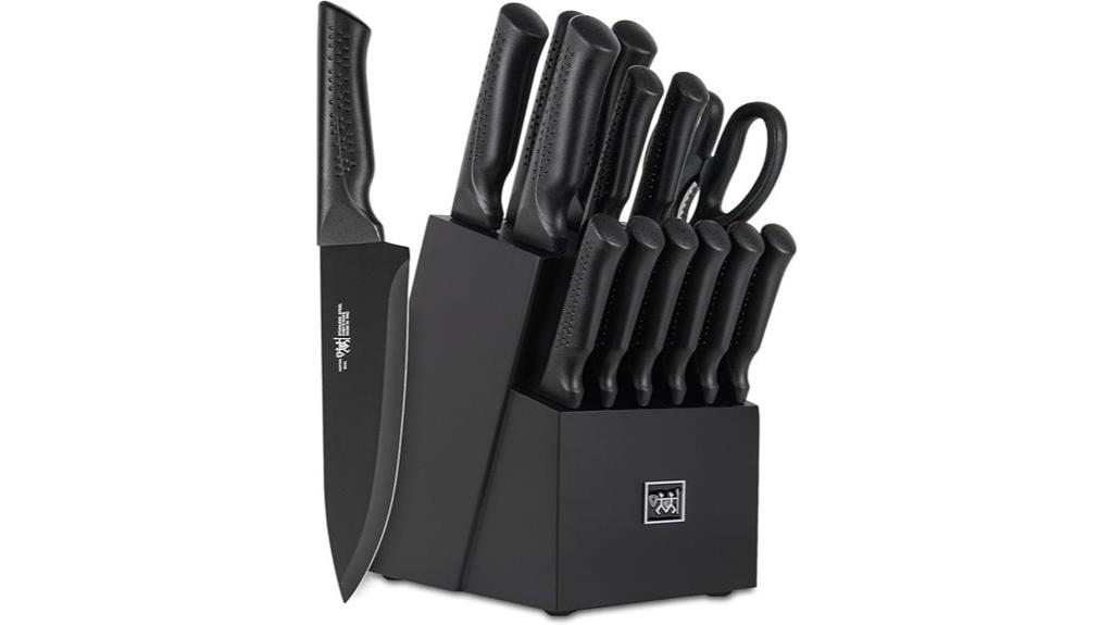 fifteen knife block set