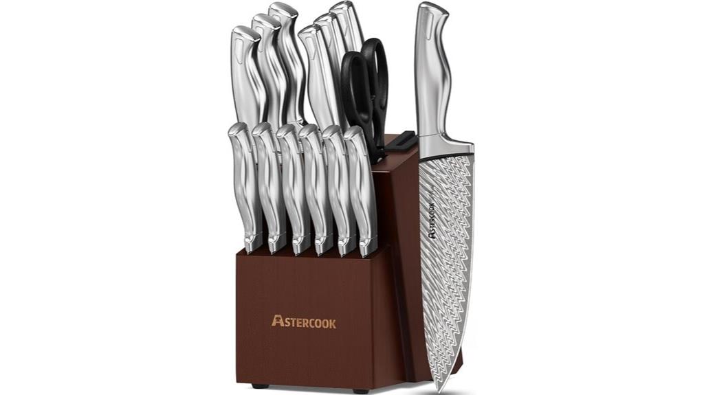 fifteen piece knife set