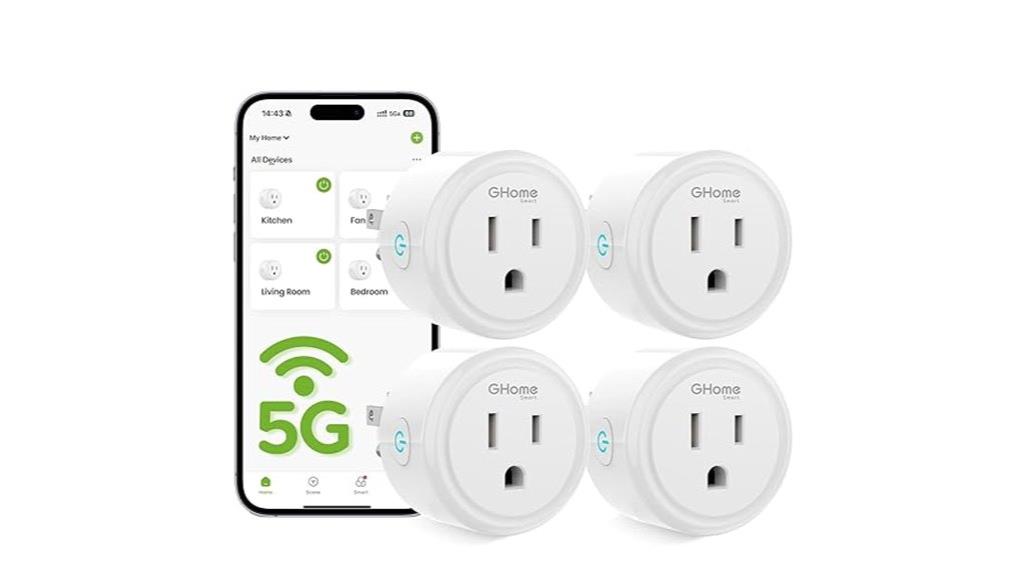 five gang wifi outlet pack
