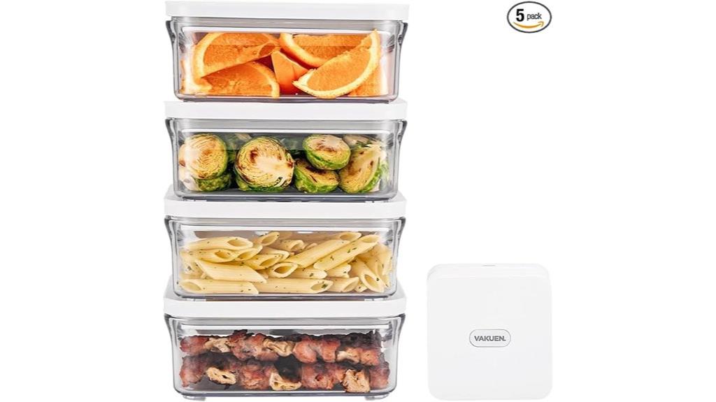five pack food storage