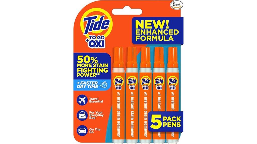 five pen stain removers