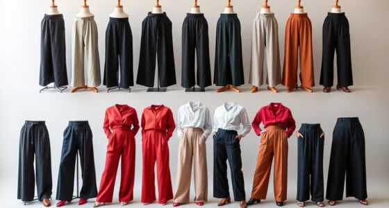 flattering wide leg pants