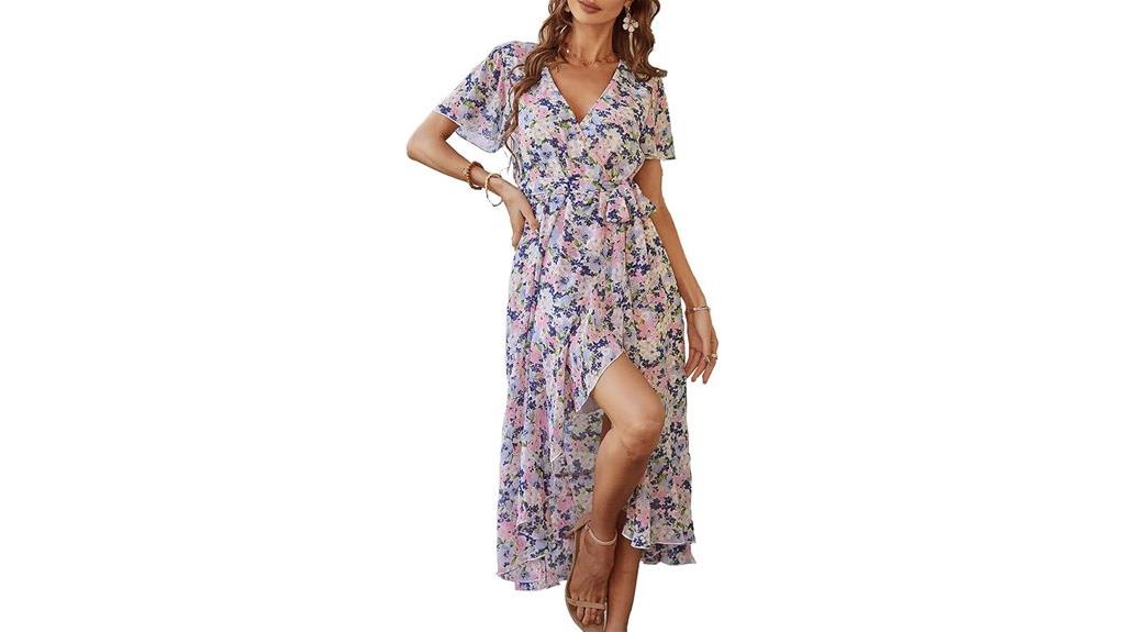 floral boho maxi dress