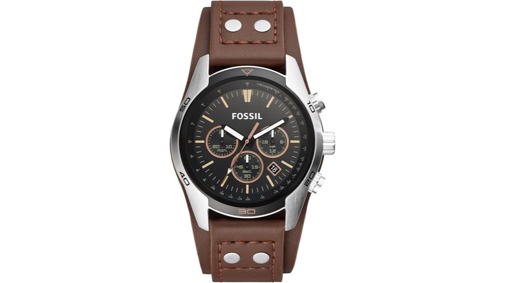 fossil coachman chronograph watch