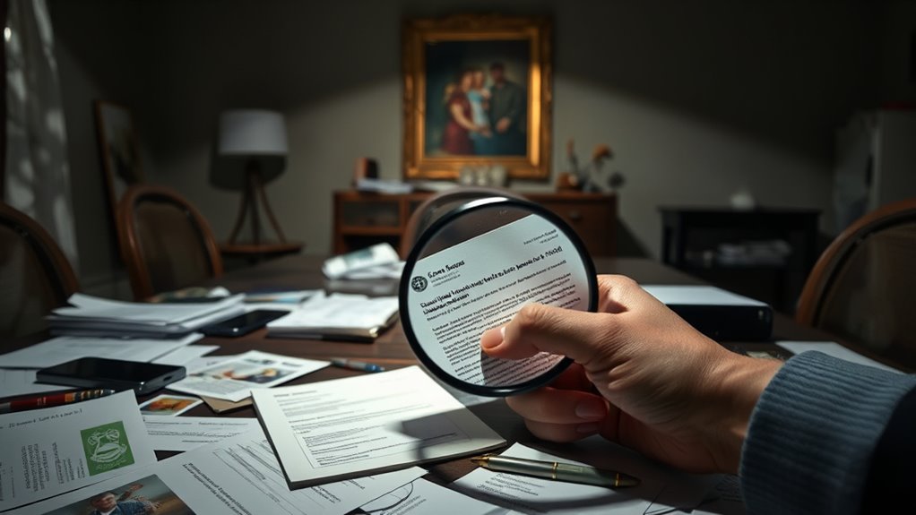 gather evidence and document