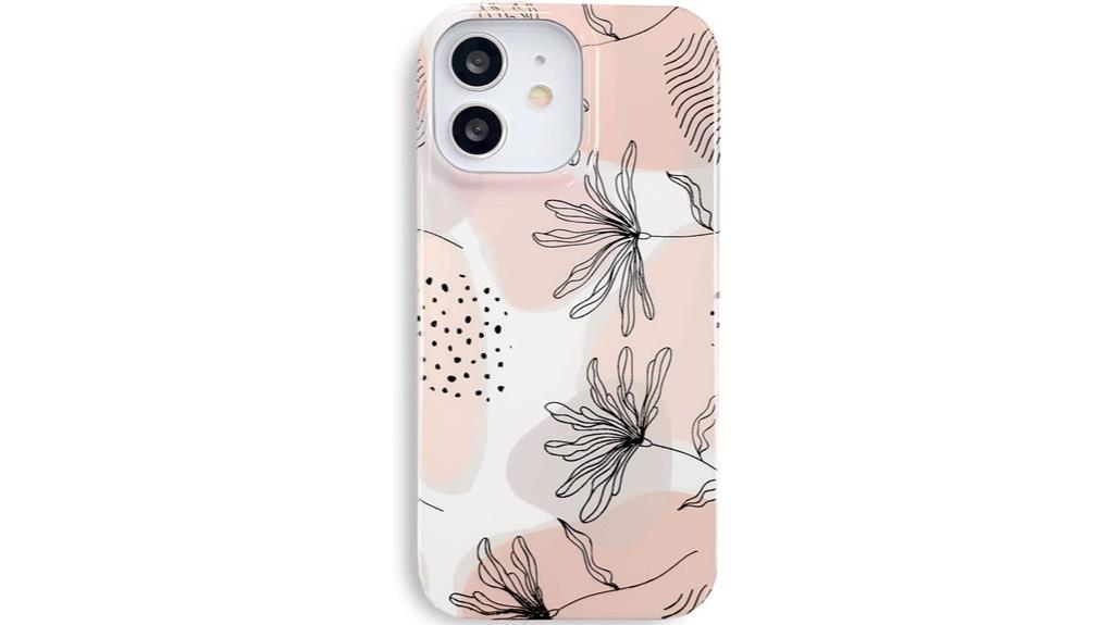 geometric floral phone case