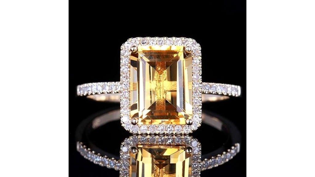 gold plated emerald zirconia