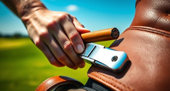 golf cigar holder clips