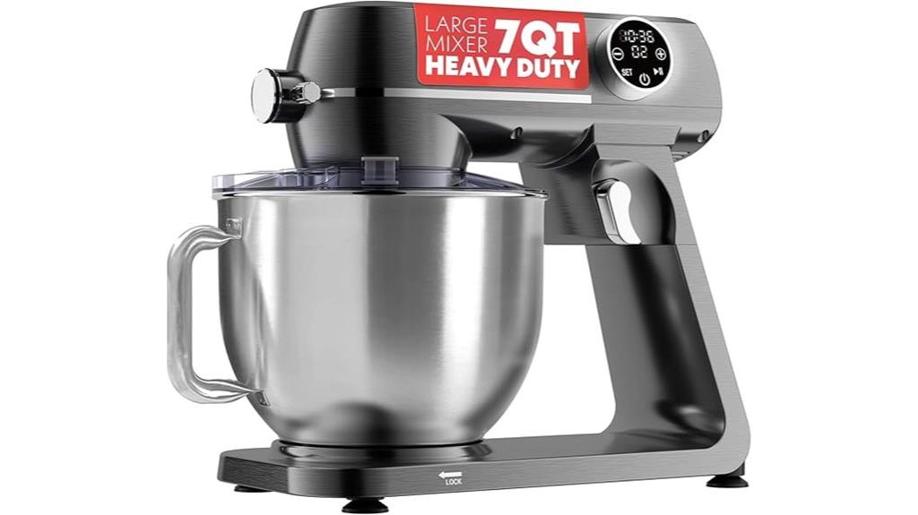 gourmia 7 qt tilt head mixer