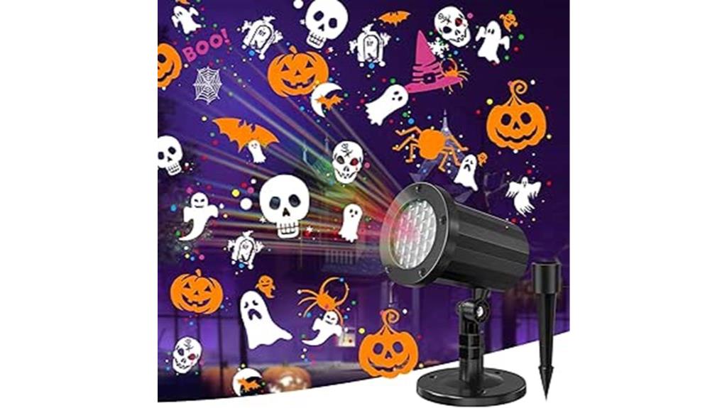 halloween projector with patterns