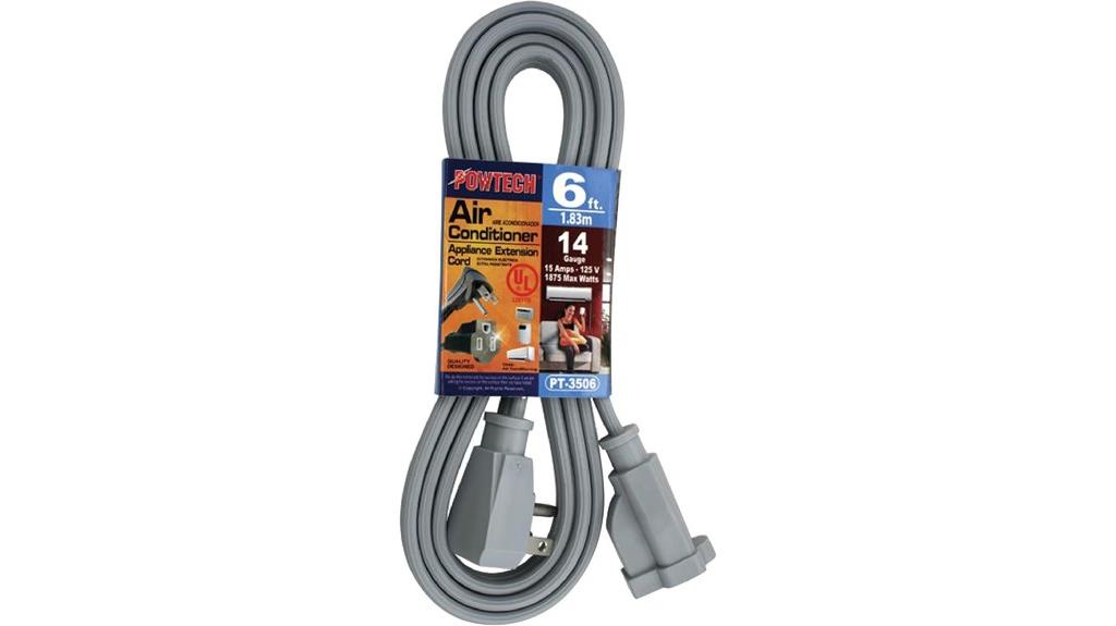 heavy duty 6 foot ac cord