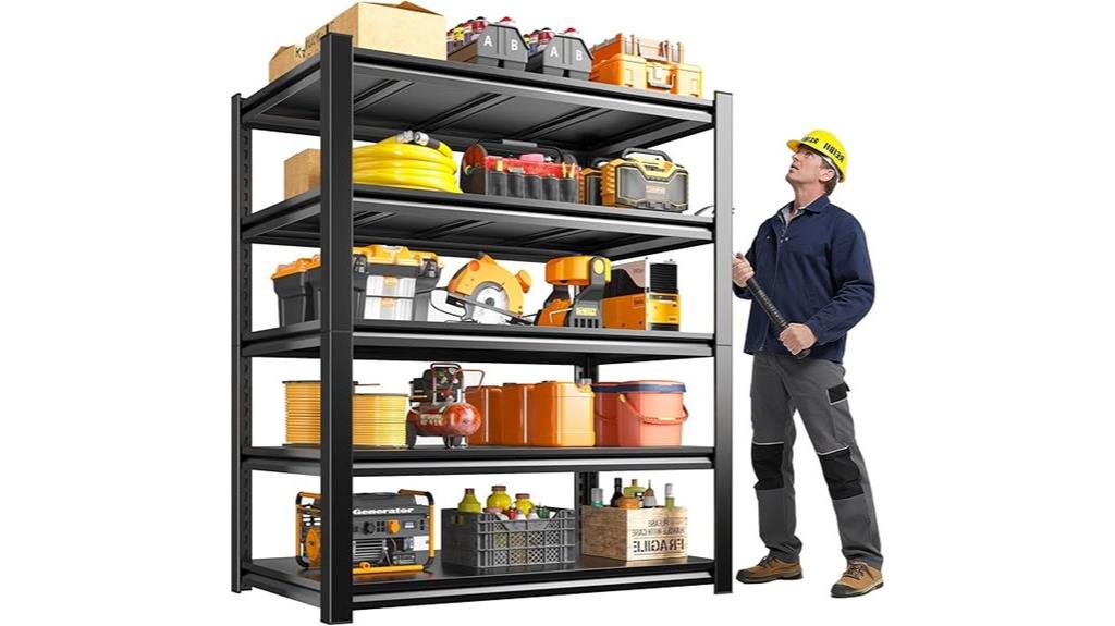 heavy duty garage shelving