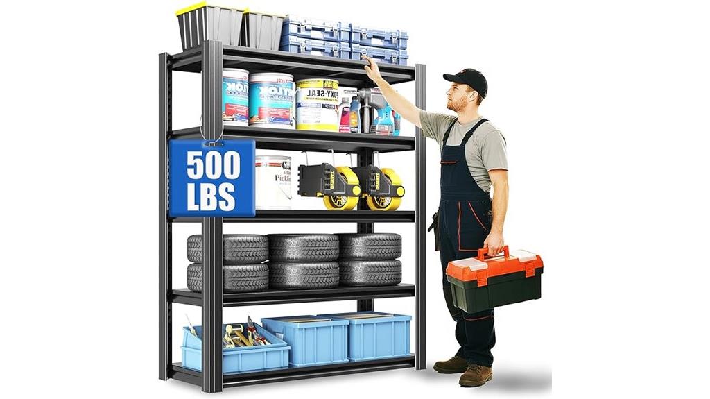 heavy duty metal shelving