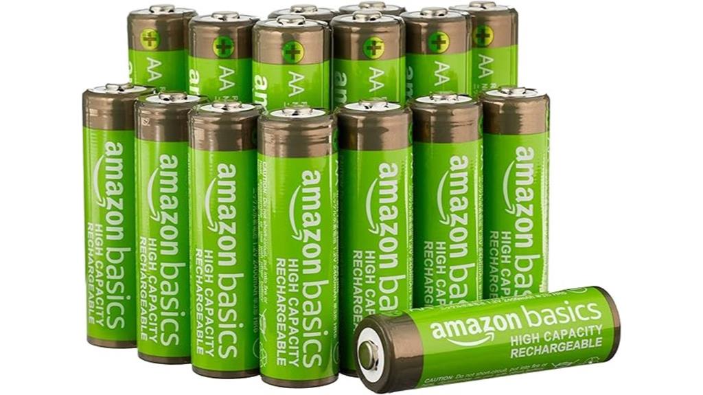 high capacity rechargeable aa batteries