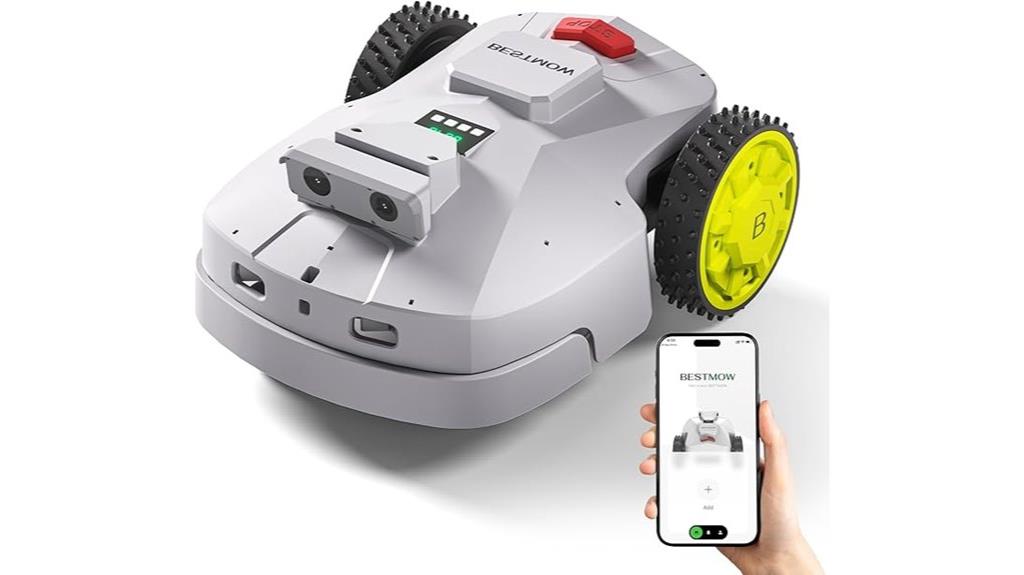 high precision robotic lawn mower