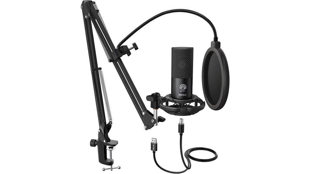 high quality usb microphone setup
