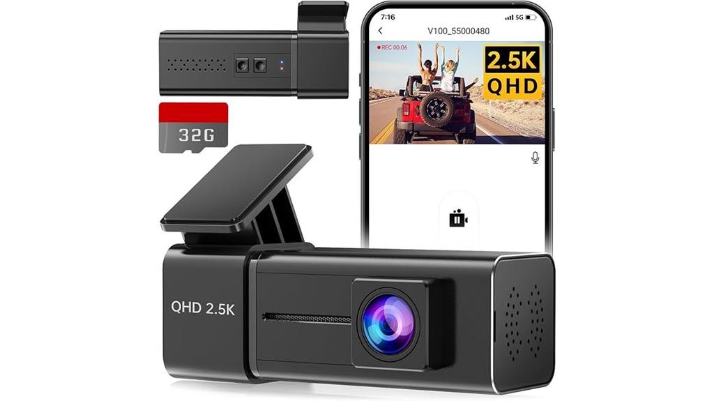high resolution wifi dashcam