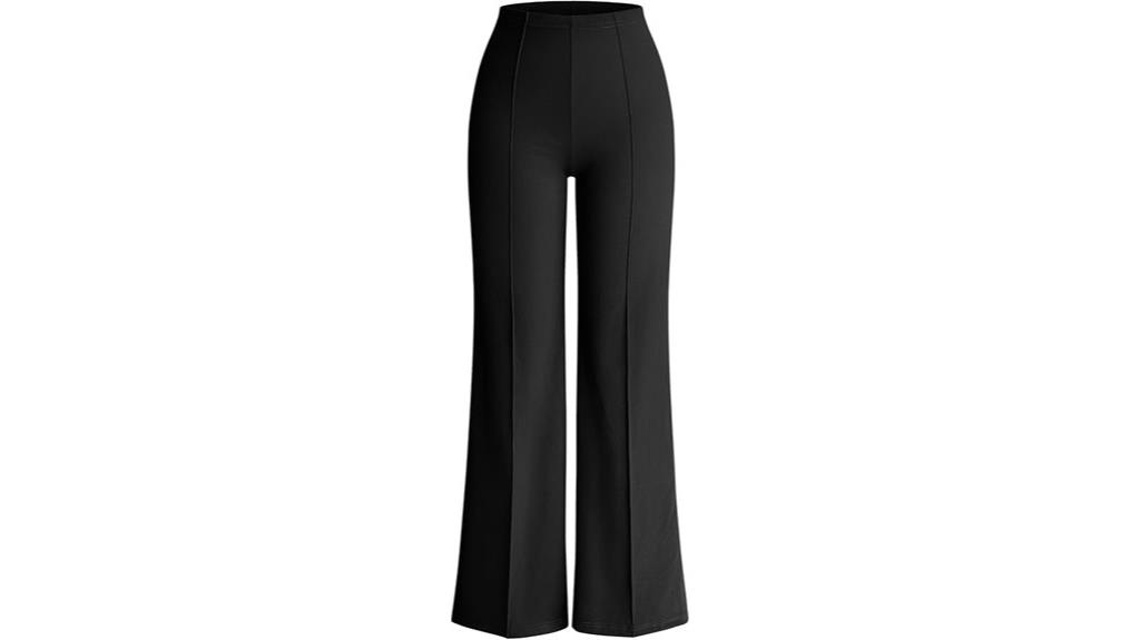 high waist wide leg pants