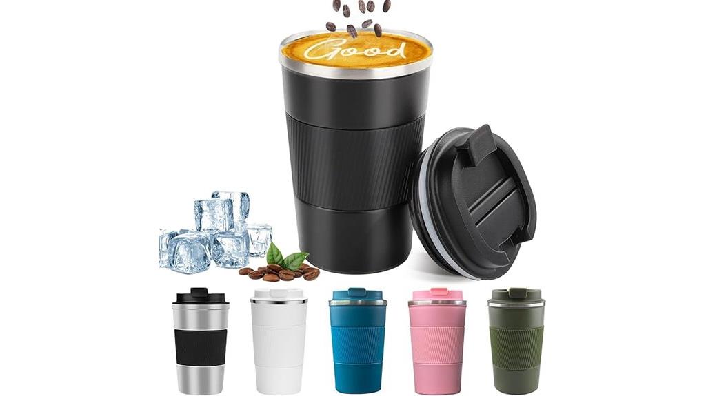 insulated spill proof coffee mug