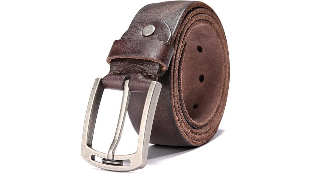 italian cow leather belt