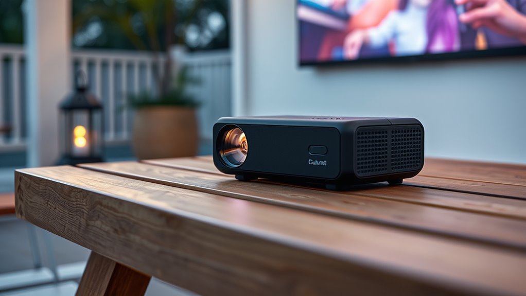 key portable projector factors