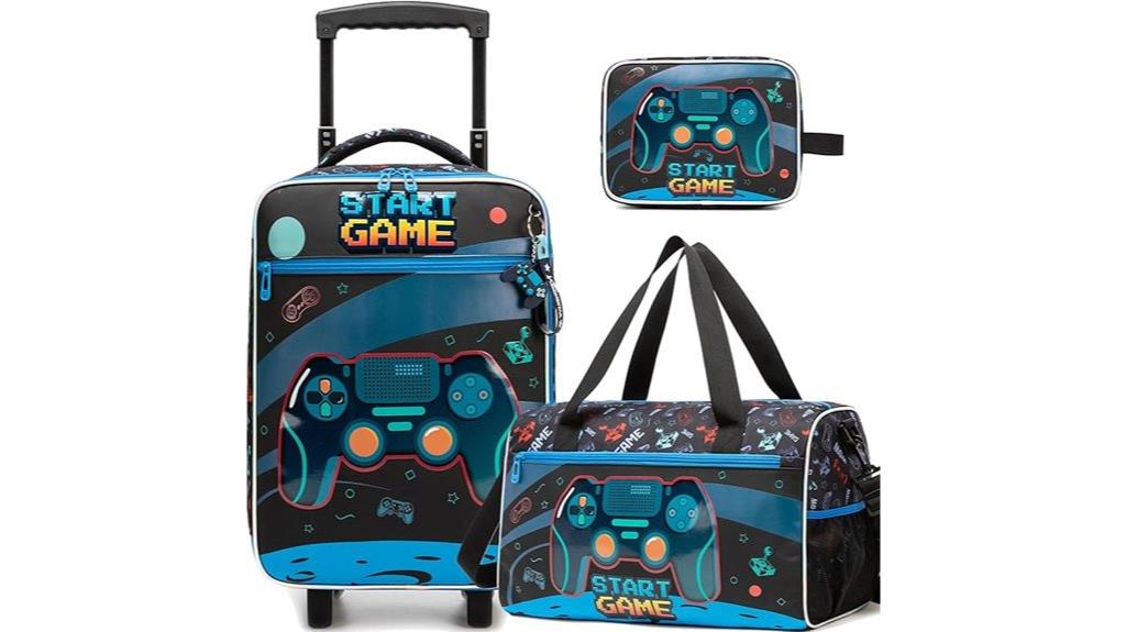 kids wheelie luggage sets