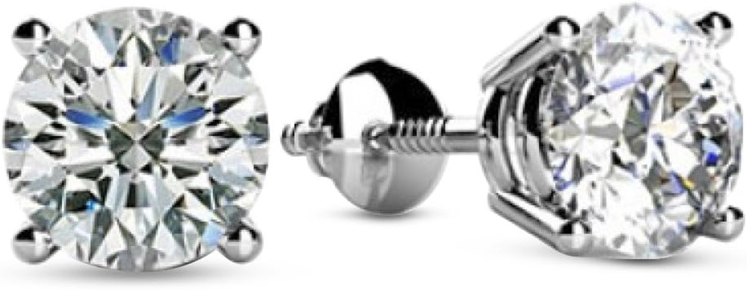 lab grown diamond earrings