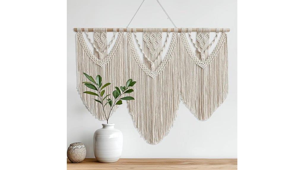 large handmade boho tapestry