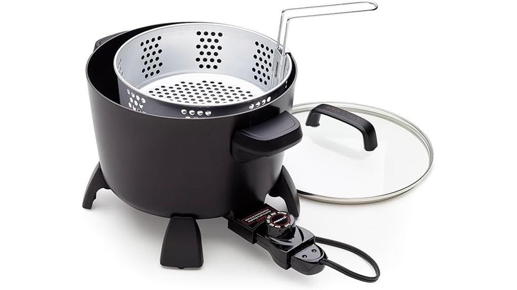 large multi cooker with steamer