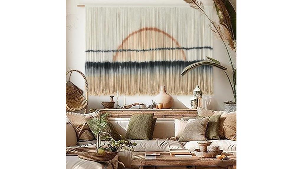 large sunset boho tapestry
