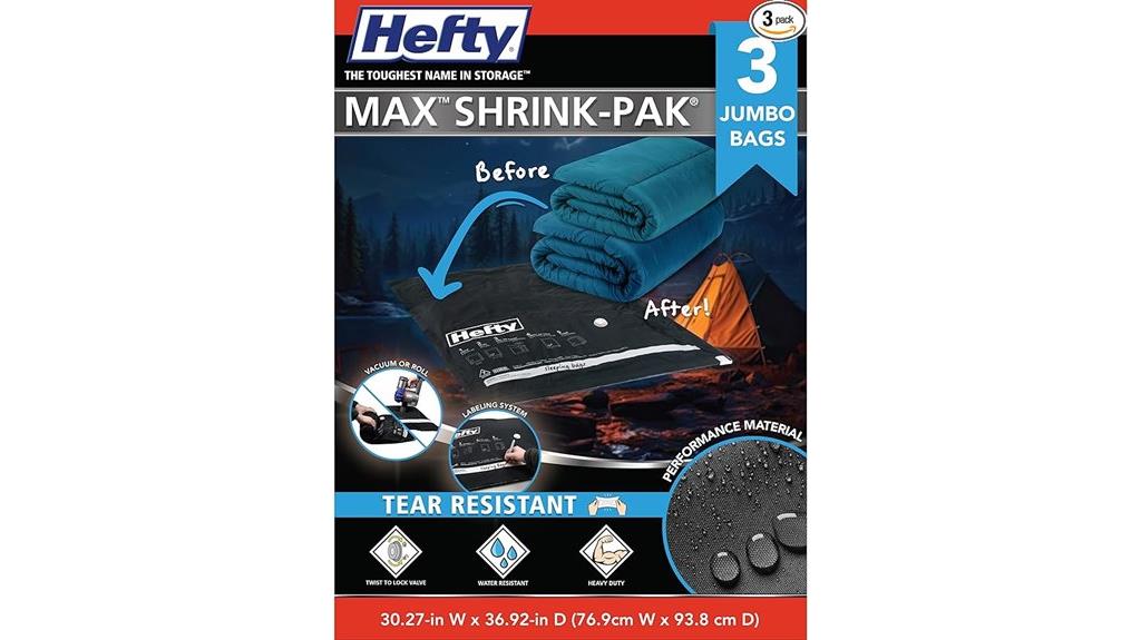 large vacuum storage bag set