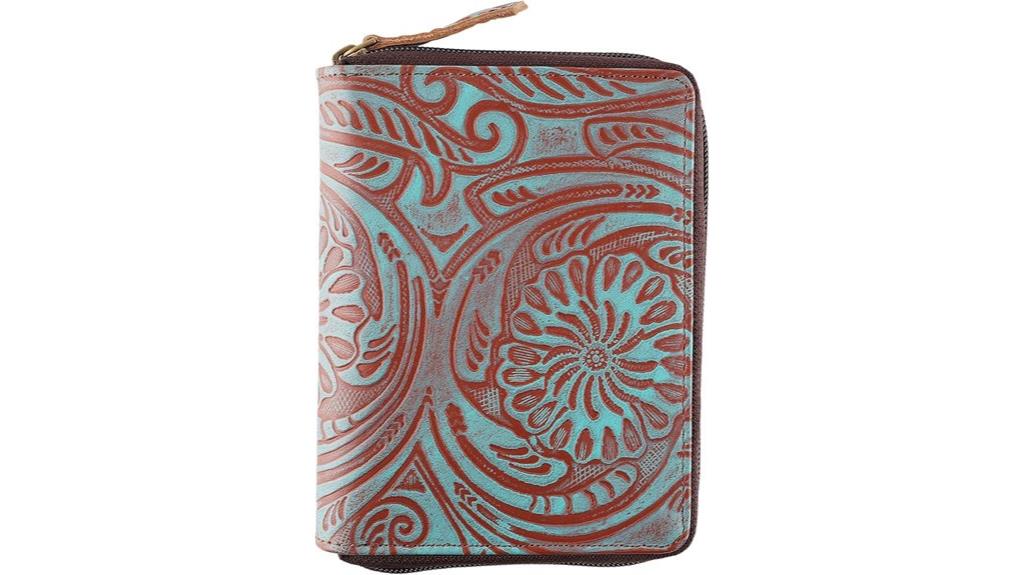 leather rfid passport wallet