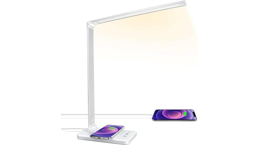 led desk lamp with charging