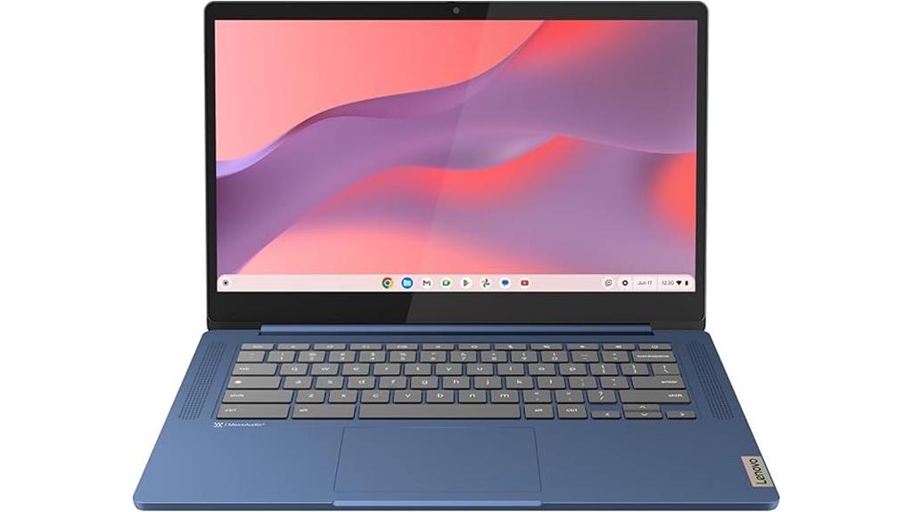lenovo blue slim chromebook
