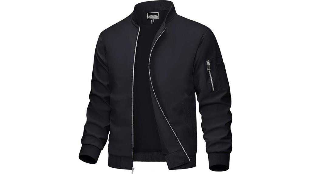 lightweight bomber jacket with pockets