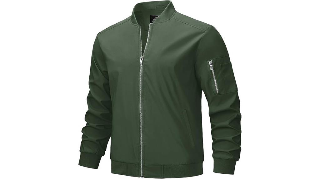 lightweight men s bomber jacket