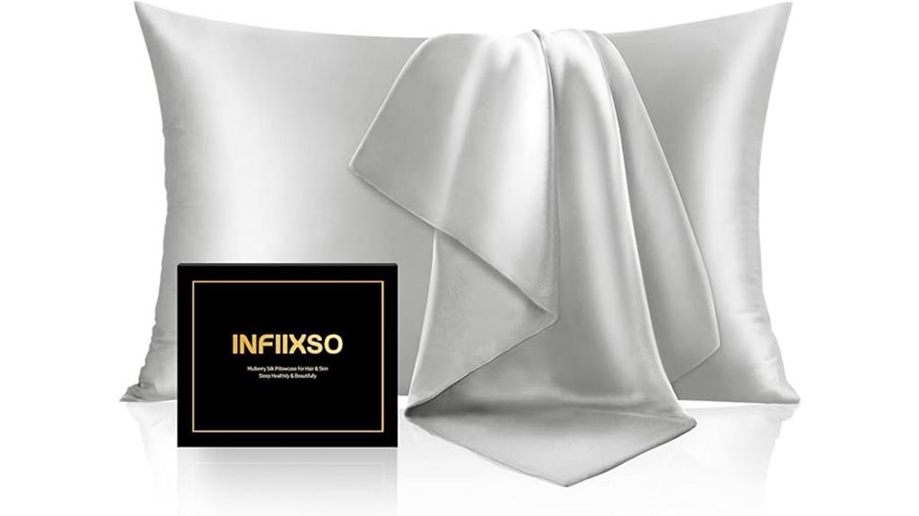 luxury silk pillowcase for hair