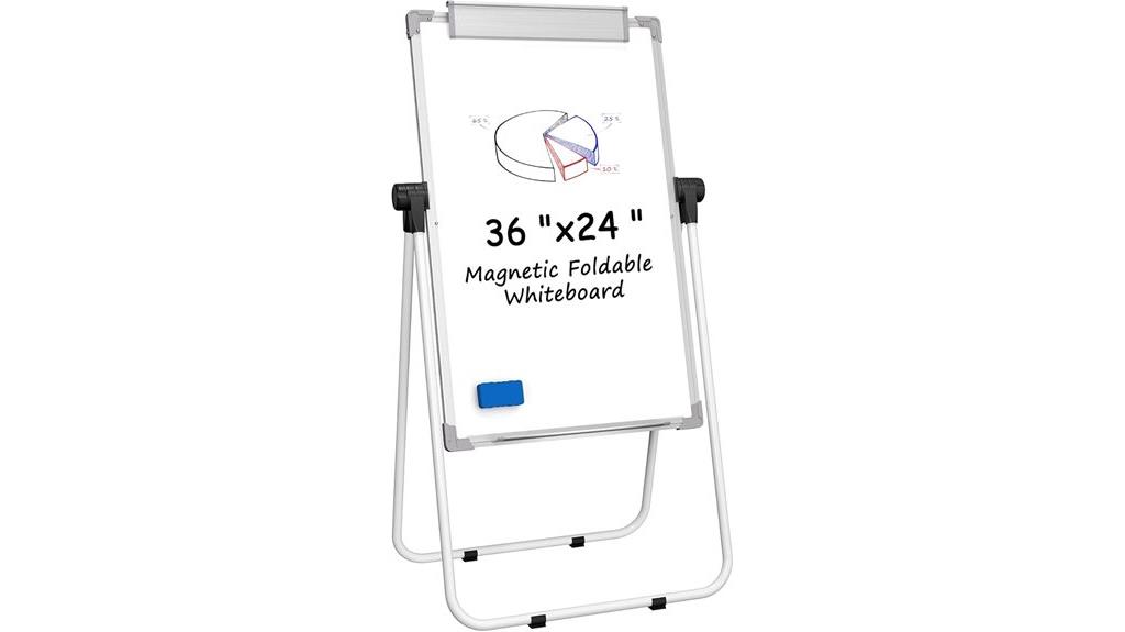 magnetic whiteboard with stand