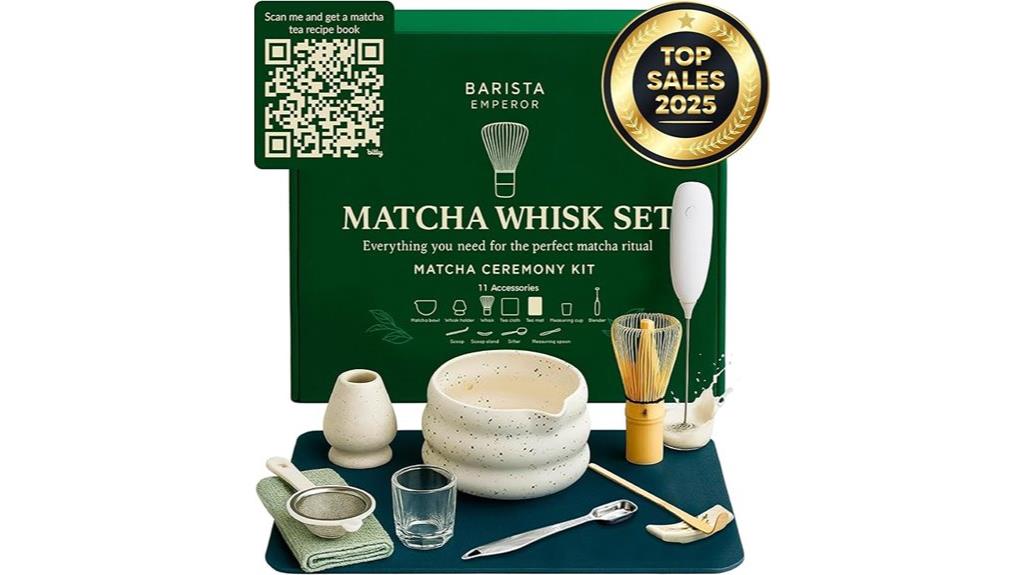 matcha whisk set eleven pieces