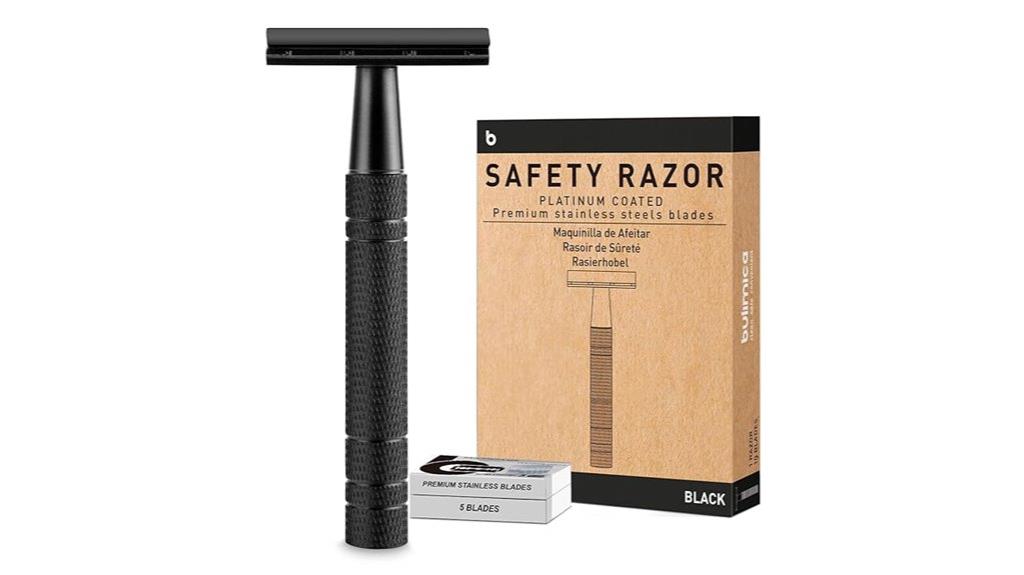 matte black safety razor