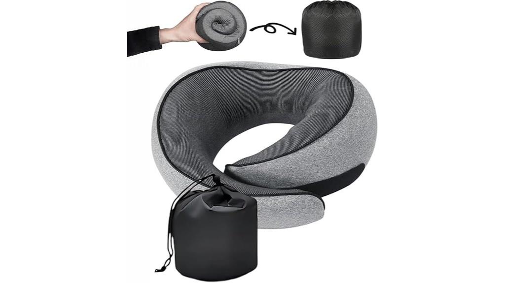 memory foam travel pillow