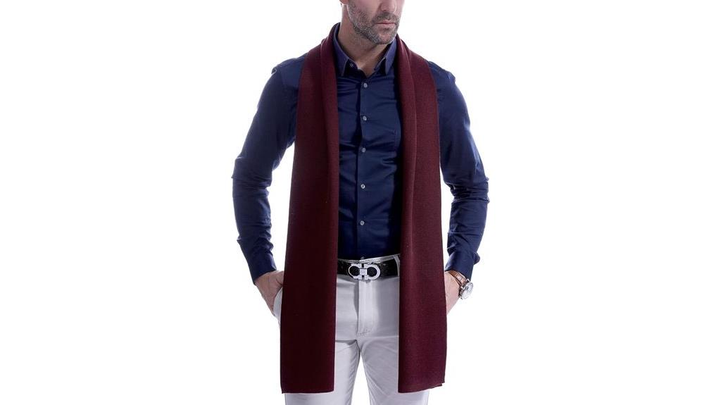 men s cashmere winter scarf